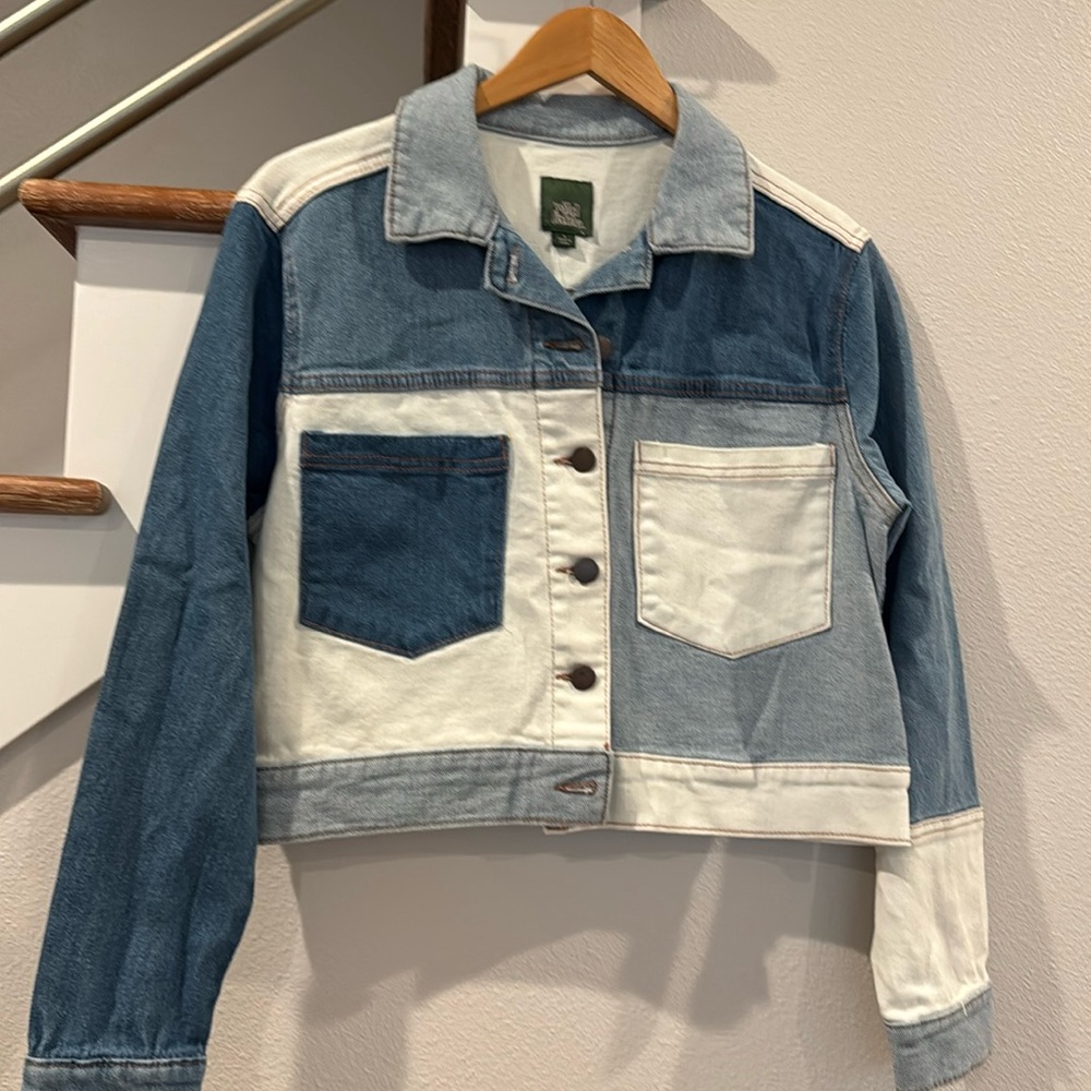 NWT Wild Fable crop Jean jacket